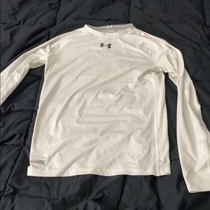 White UnderArmor Compression Shirt